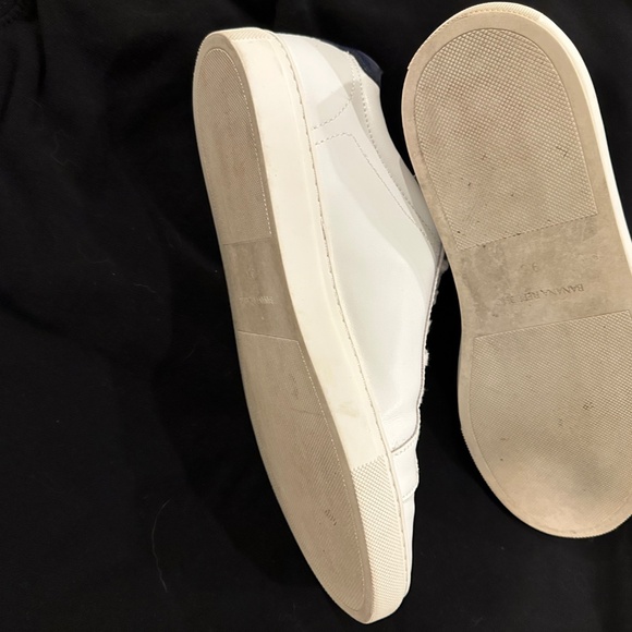 Banana Republic Niklas Leather Sneakers Pure White, 9.5 M - Picture 5 of 6